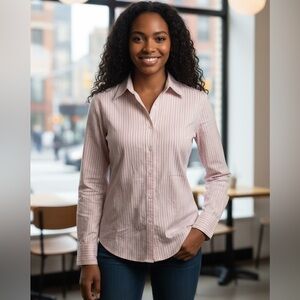 Theory women Button up shirt Sz m